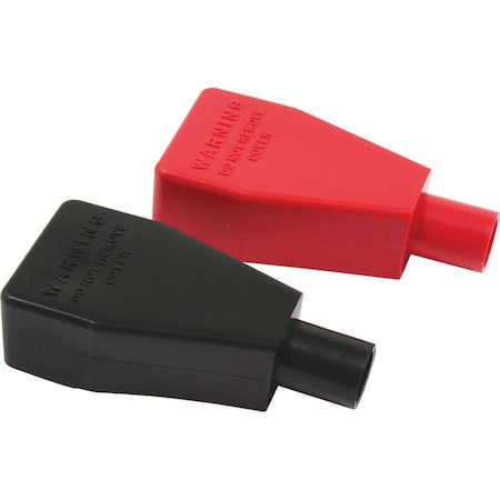 Powerhouse Battery Terminal Covers, Red & Black PO3642390