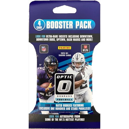 2025 Donruss Optic Panini Football Booster Pack Trading Cards 2-20224-04