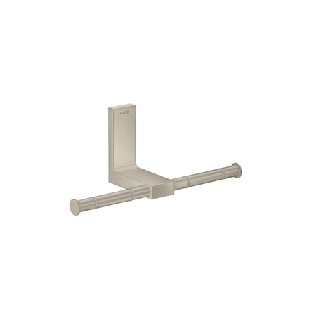Axor Universal Rectangular Toilet Paper Holder Double in Brushed Nickel 42657820