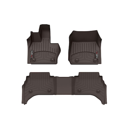 Weathertech Cocoa, Front and Rear Floorliners 471753-1-4