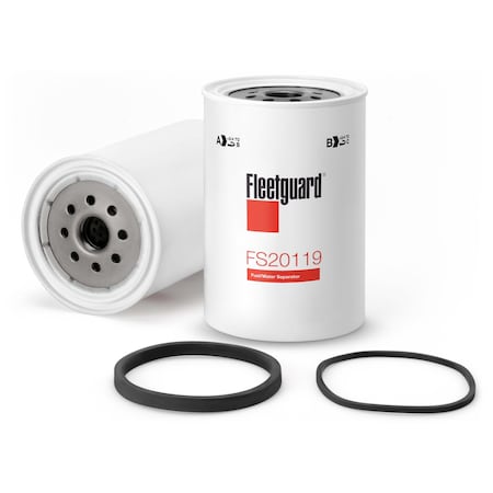 Fleetguard Automotive Fuel/Water Separator, 7 in H FS20119
