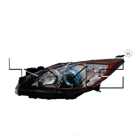 Tyc Capa Certified Headlight Assembly 20-9086-91-9