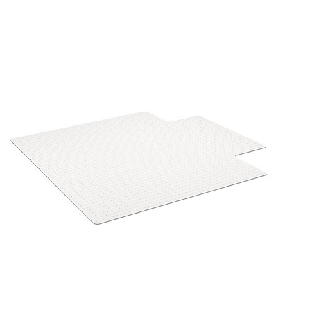Es Robbins Chair Mat, 60" L, 46" W, Vinyl, Clear 122373