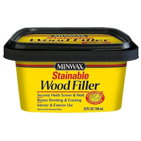 Minwax Wood Filler, Solid, Natural, 32 oz 428540000