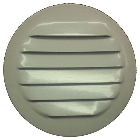 Maurice Franklin Screen Louver 3In Wht Rnd Alum RLW-100 3"