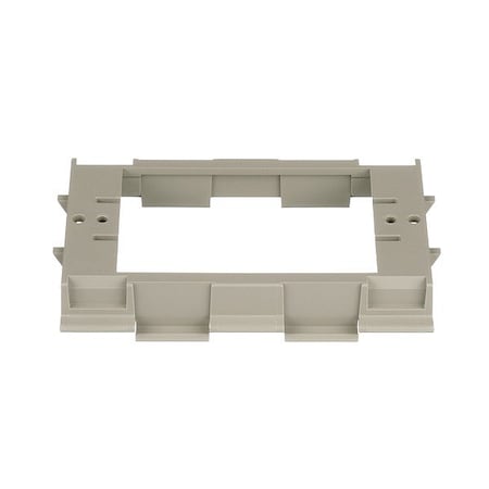 Panduit Raceway, T-70 Series, 4.36 in W, 2.74 in H, 0.05 ft L, Gray, 10 PK T70DB-X