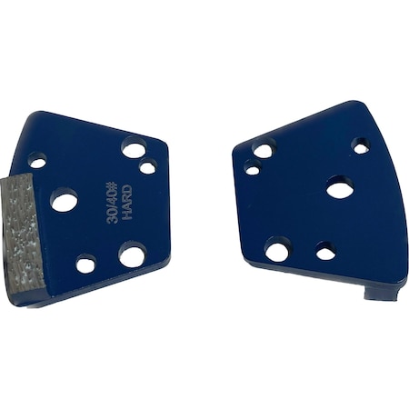 Vantage Product Diamond Grinding Disc for Trapezoid Grinders, 1 Bar Segment, 30/40 Grit, Hard Bond M-TQC10-1B3040-H