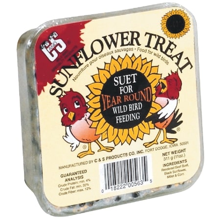 C&S 11 Oz. Sunflower Treat Suet 100214331