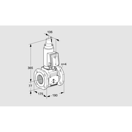 Honeywell Kromschroder VAS6T65A05LKSRB/PP/PP KS88206805