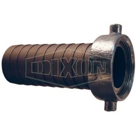 Dixon Super King Long Shank Coupling with Pin Lug Iron Nut, 2 in Nominal, Female NPSM End Style, 5 in L,  RSDM25