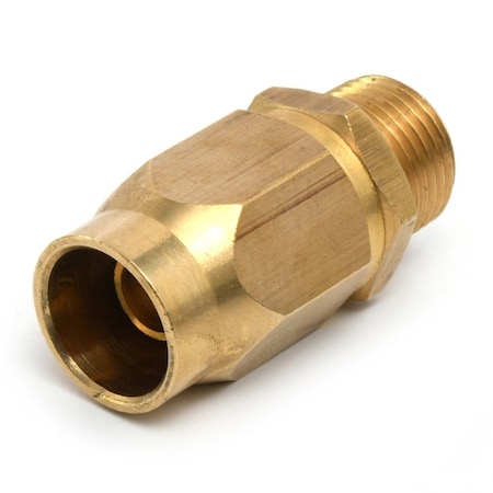 Blubird Fast Fix - 1/2" Air Hose Assembly Repair Fitting - w/ 1/2" MNPT Fixed FFFX12