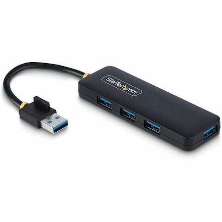 Startech.Com 4-PORT USB-C HUB, 5GBPS, USB-C TO 4X USB-A, BUS POWERED, SMALL TRAVEL MINI HUB,  H5A4A-USB-HUB