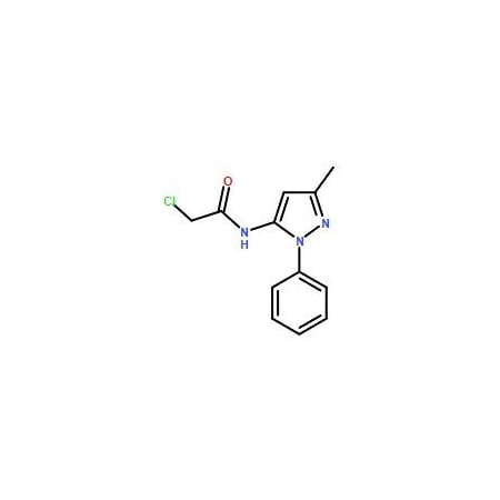Ak Scientific 2-Chloro-N-(3-methyl-1-phenyl-1H-pyrazol-5-yl)acetamide (100mg), CAS 300727-15-5 9475AD-100mg