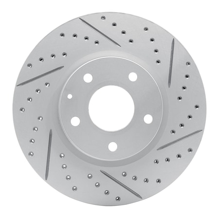 Dynamic Friction Co DFC Geoperformance Rotor - Drilled and Slotted 830-80080R