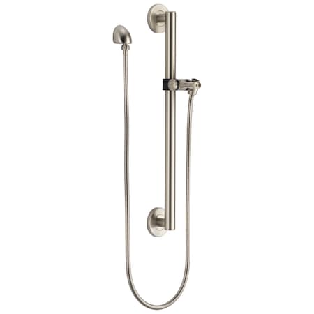 Delta Universal Showering Components Adjustable Slide Bar / Grab Bar Assembly with Elbow 51600-SS
