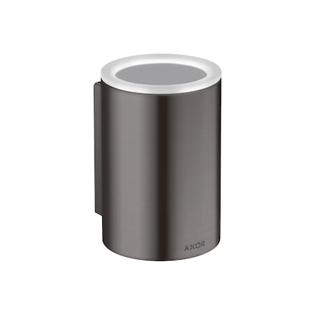 Axor Universal Circular Toothbrush Tumbler in Brushed Black Chrome 42804340