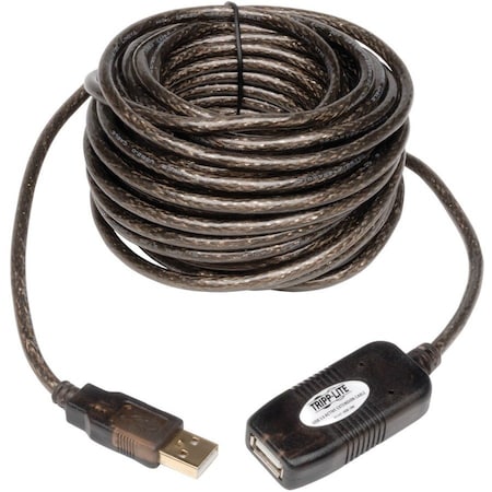 Tripp Lite USB 2.0 Cable, Active Repeater, M/F, 10m U026-10M
