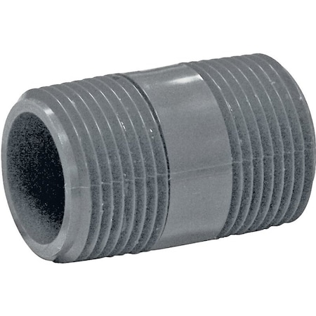 Lasco Nipple Pvc Sch80 1X2 In 210020BC
