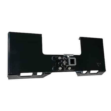 Mytee Products 3/8in Skid Steer Quick Attach Mount Plate w/ 2in Removable Hitch Receiver MPSSRP-38-TL