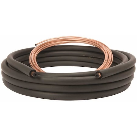 Mueller Industries 3/8 in. x 3/4 in. x 1/2 in. x 35 ft. Air Conditioner Line Set 61220350