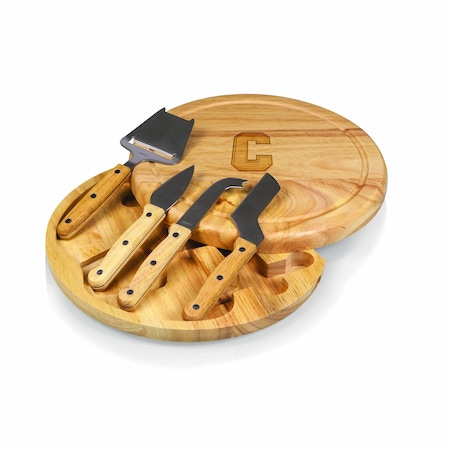 Picnic Time Family Of Brands NCAA Cornell Big Red Circo Cheese Board and Knife Set - Charcuterie Board Set 854-00-505-683-0