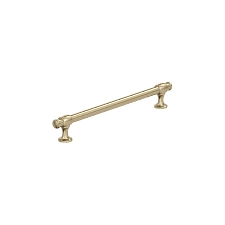 Amerock Winsome 7-9/16 inch 192mm Center-to-Center Golden Champagne Cabinet Pull BP36768BBZ