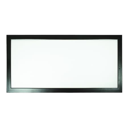 Gt-Lite 1'x2' 2450 Lumen LED Flat Panel, Bronze Trim, Flush Mount, 5 CCT, Dimmable, CRI 80, E26 Adapter GT-F12BZ-2PK