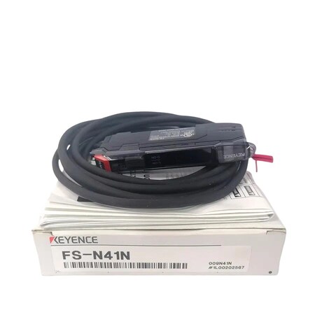 Keyence Digital Fiber Optic Sensor, Amplifier Units Cable type Main unit NPN FS-N41N