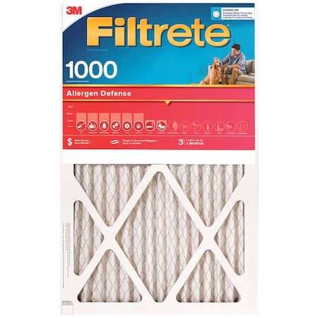 14'' x 24'' x 1'' 1000/1085 MPR Allergen Defense Furnace Filter MERV 11