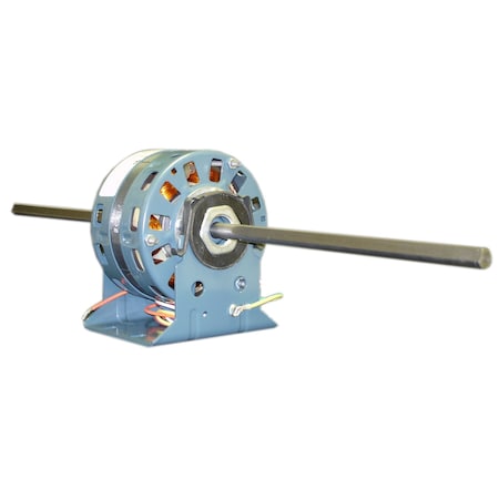 Pems Fan Coil Air Conditioner Motor 1/10 HP 1050 RPM 115V 5 in Dia Double Shaft D289