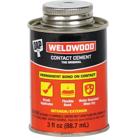 Dap Weldwood 3 Oz. Liquid Contact Cement 7079800107