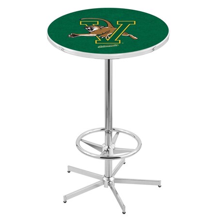 Holland Bar Stool Co 42" Chrome Vermont Pub Table, 36" dia. Top L216C4236Vermnt