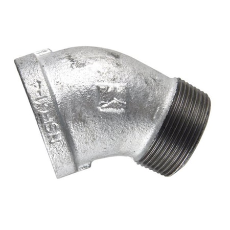 B & K 510-506BG Galvanized Iron Street Elbow 1.25 in. Fip x 1.25 in. Mip 45 deg 4066569