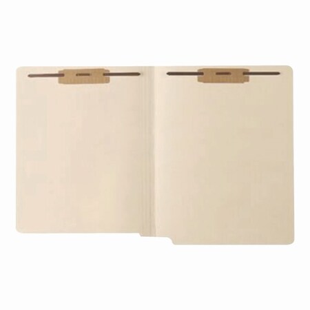 Medical Arts Press Heavy-Duty End Tab File Folder, 0.75in Expansion, 2 Fasteners, Letter Size, Manila Exterior, 50PK 31464