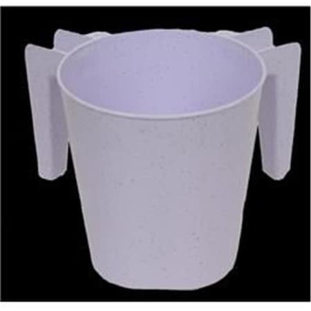 Netila Plastic Washing Cup, White Sparkles 57079