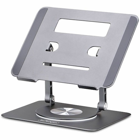 Startech.Com Rotating Laptop Stand, 360 Swivel, Ergonomic Desk Riser for Computer, Max 11lb ATFR-LAPTOP-RISER