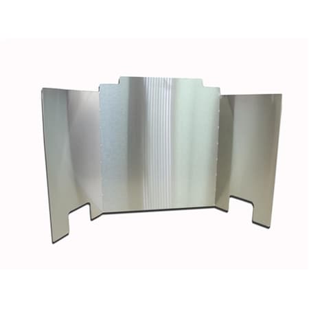 Cunningham Gas Products Real Fyre  24 in. Contemporary Fireback - Satin Stainless FBC24