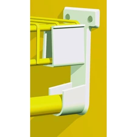 Closetmaid 6609 Wall Bracket, Resin, White, Includes: Pins 660900