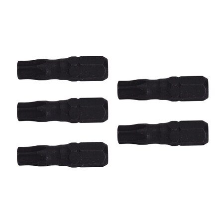 Century Drill & Tool STAR T30 X 1in IMPACT PRO 5PK 70730