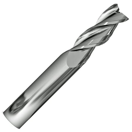 Zoro Select Square End Mill, 0.5 in, Carbide 314869