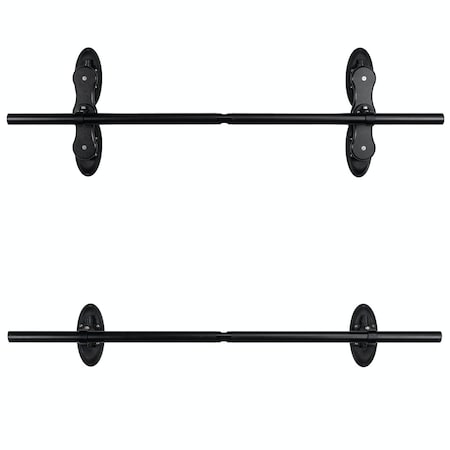 Seasucker 48 Inch Cross Bars, Four Powerful 120 Pounds Pull-Strength Rated Vacuum Mount/ Two Rear SX6140