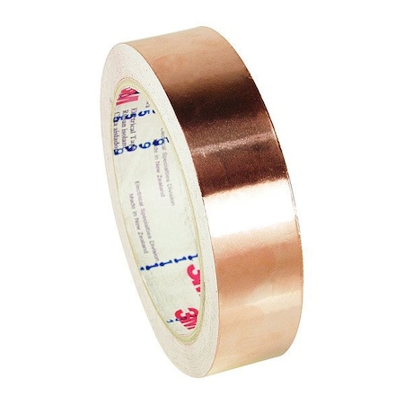 3M CopperFoilShieldingTape1182, Brown, 18ydL 49878