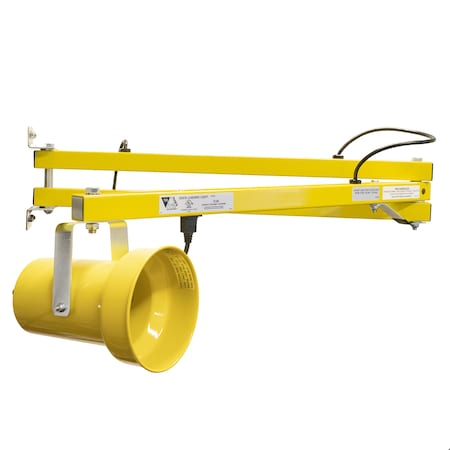 Ideal Warehouse Innovations Dock Light, 60 in, Metal Head, No Bulb 60-5485-100