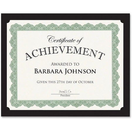 Geographics HOLDER, CERTIFICATE, BLACK, PK10 GEO47836