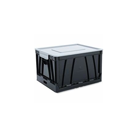Universal Collapsible Crate, Black/Gray, 2PK UNV40010