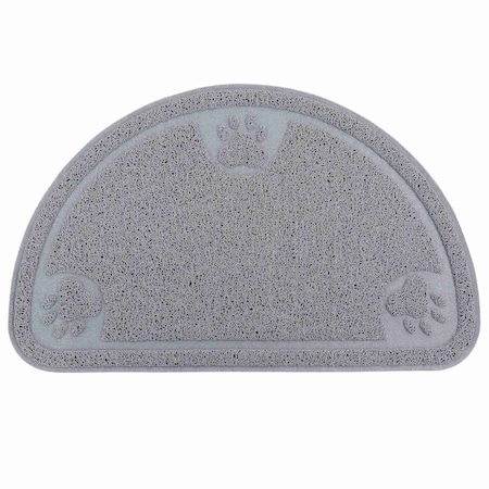 Gibson Home Pet Elements 14.2 x 23.6 Inch Paw Print Placemat in Grey 100529.01