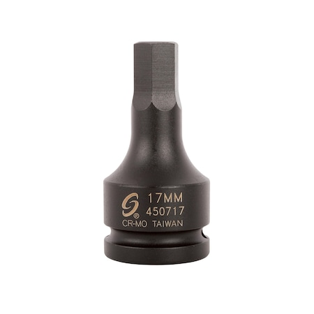 Sunex 3/4 in Drive 17Mm Hex Driver Impact Socket 450717