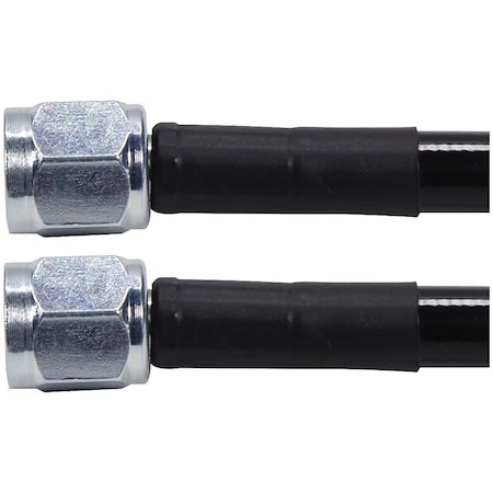 Allstar Performance Coated Braided Line 21 in. No.4 Hose 4 AN Straight - 4 AN Straight Steel ALL48440-21