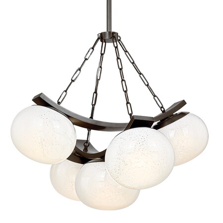 Hudson Valley Lighting Duxbury 5 Light Chandelier 31.75 In. Distressed Bronze 2105-DB