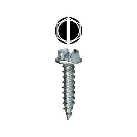 Dottie Assorted Slotted Hex Washer Head Metal Piercing Screws SPK